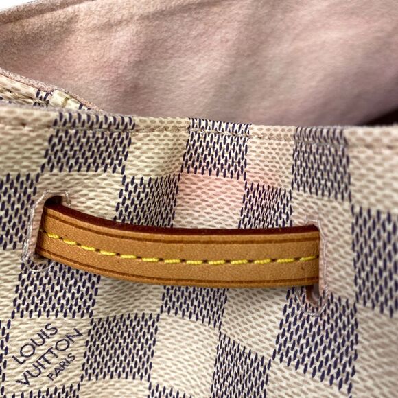 Louis Vuitton Sperone Backpack Daypack Rucksack Damier Azur White - Picture 9 of 14